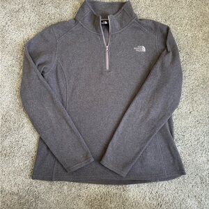The North Face Gray Quarter-Zip Women's Top